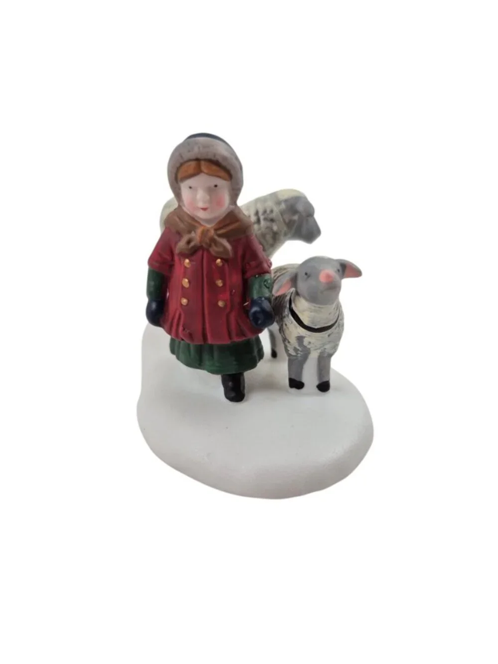 Department 56 Bringing Fleeces To The Mill 58190 Set of 2 Village Figures 1993